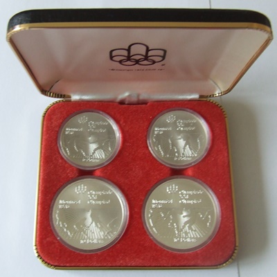 1976 Canada Silver BU 4 Coin Set – Olympics Series VI